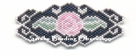 Black Rose Barrette id 10066