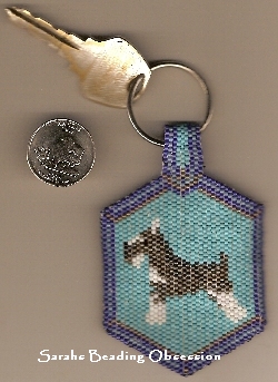 Schnauzer Key Chain id 13442
